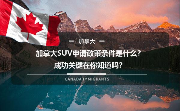 加拿大SUV申请政策条件是什么？成功关键在你知道吗？1.jpg