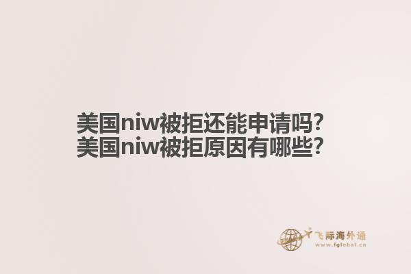 美国niw被拒还能申请吗？美国niw被拒原因有哪些？