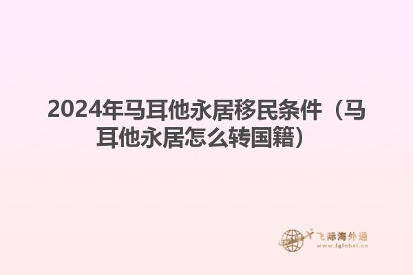 2024年马耳他永居移民条件（马耳他永居怎么转国籍）