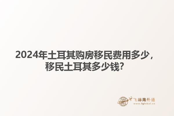 2024年土耳其购房移民费用多少，移民土耳其多少钱？