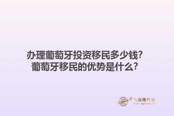 办理葡萄牙投资移民多少钱？葡萄牙移民的优势是什么？