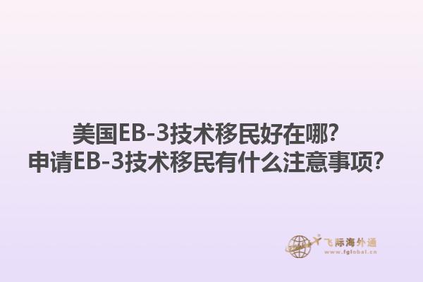 美国EB-3技术移民好在哪？申请EB-3技术移民有什么注意事项？