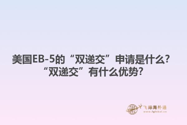 美国EB-5的“双递交”申请是什么？“双递交”有什么优势？