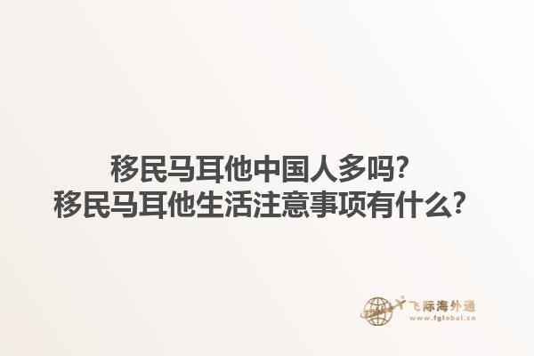 移民马耳他中国人多吗？移民马耳他生活注意事项有什么？