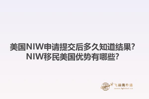 美国NIW申请提交后多久知道结果？NIW移民美国优势有哪些？